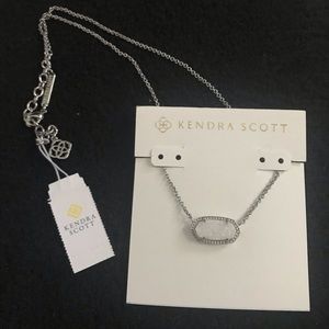 Kendra Scott - Drusy Elisa Silver Pendant Necklace